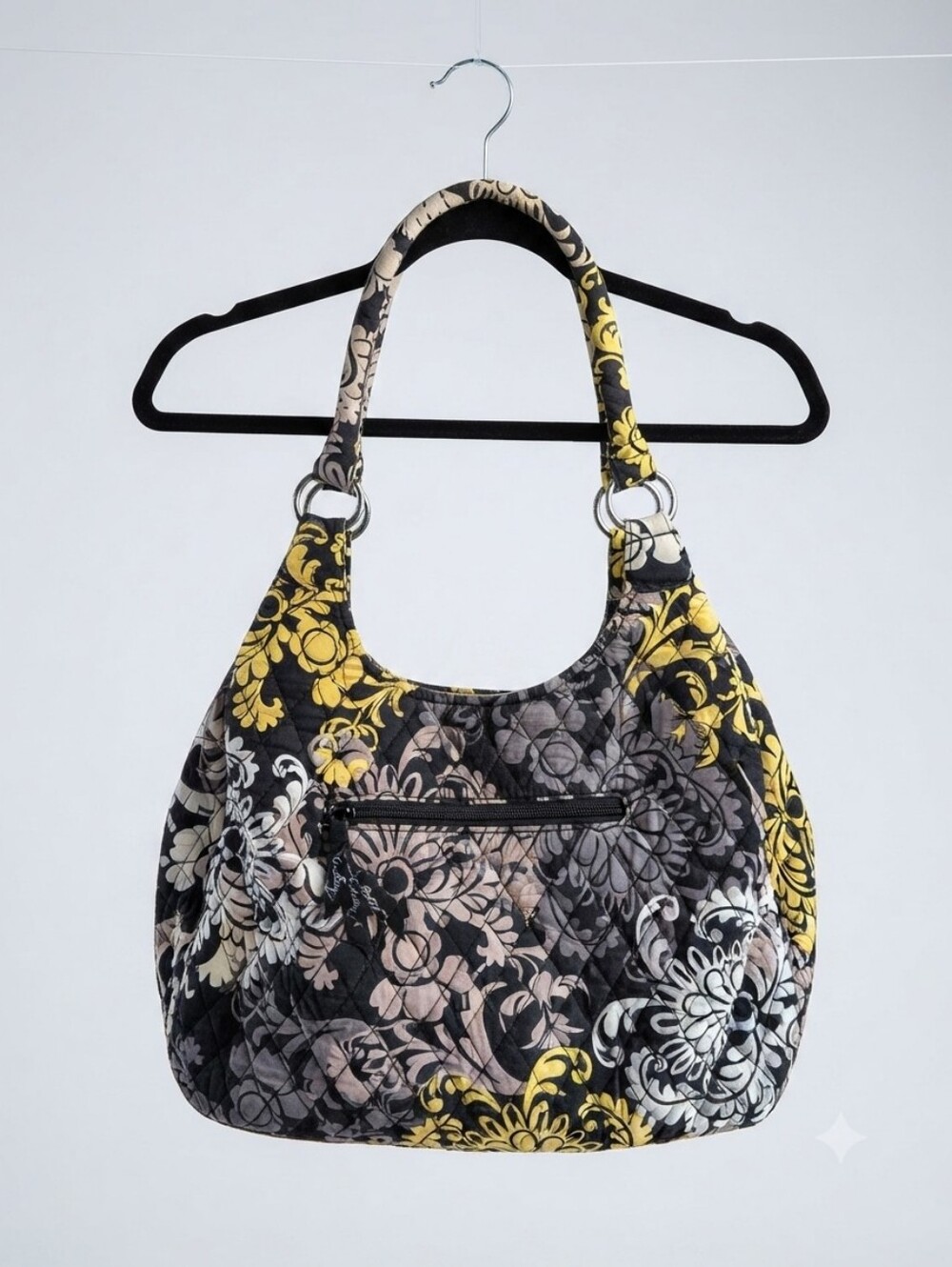 Vera Bradley Baroque Yellow Shoulder Bag (Retired Pattern)